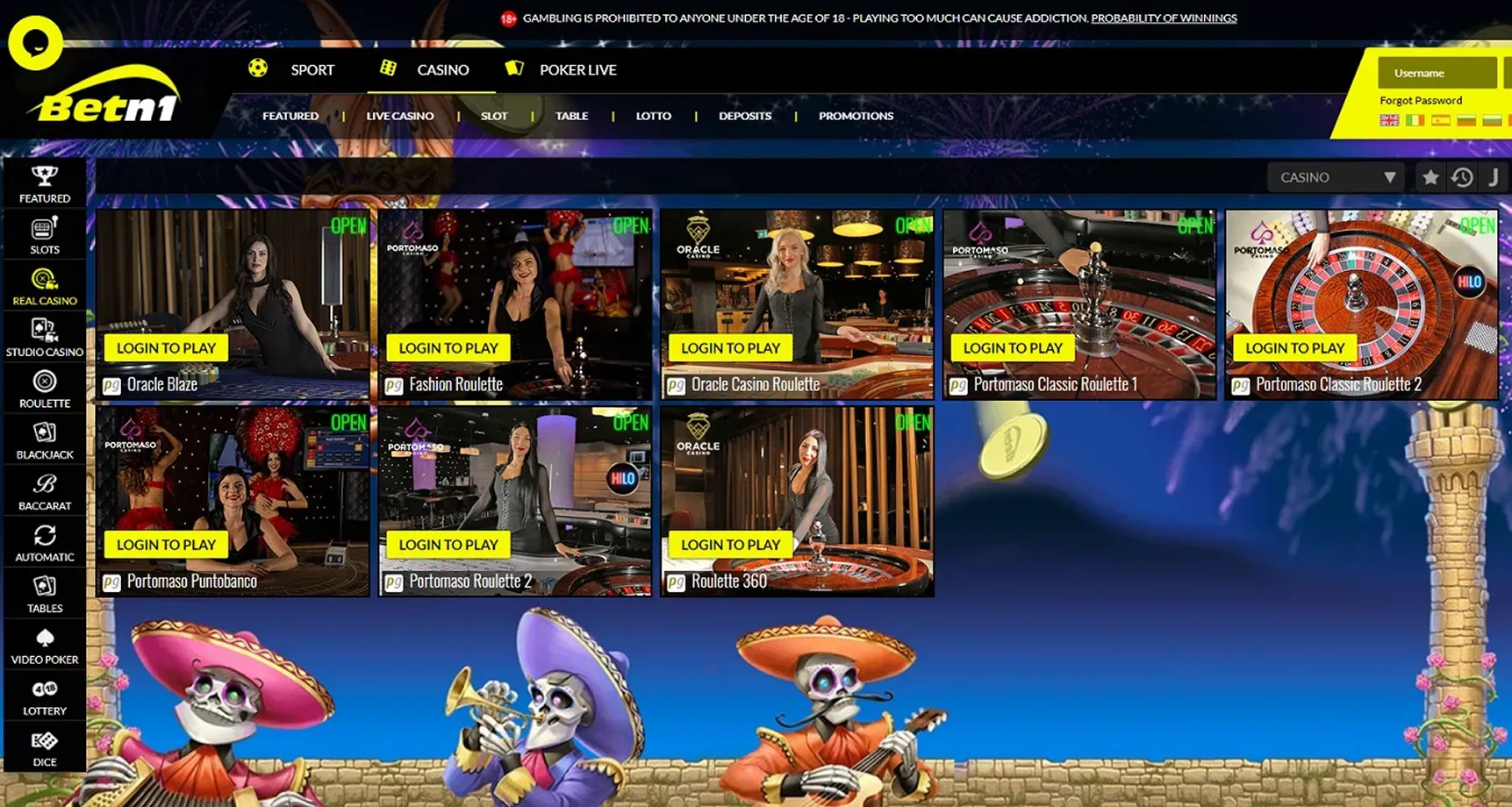 Betn1 Casino